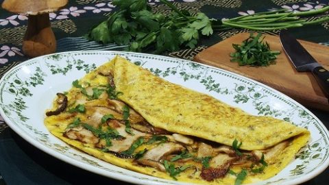 Omelette Aux Cepes Delices De Champignons My Parisian Kitchen