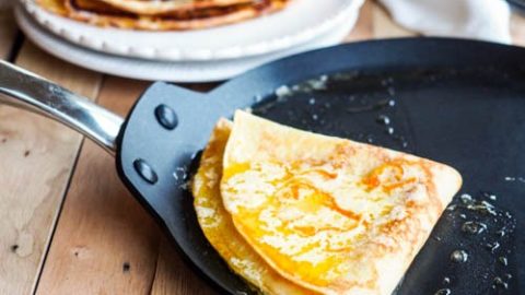 Cast Iron Skillet Crepe Suzette - Homemade Home