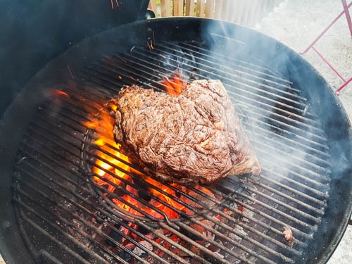 Côte de bœuf au barbecue