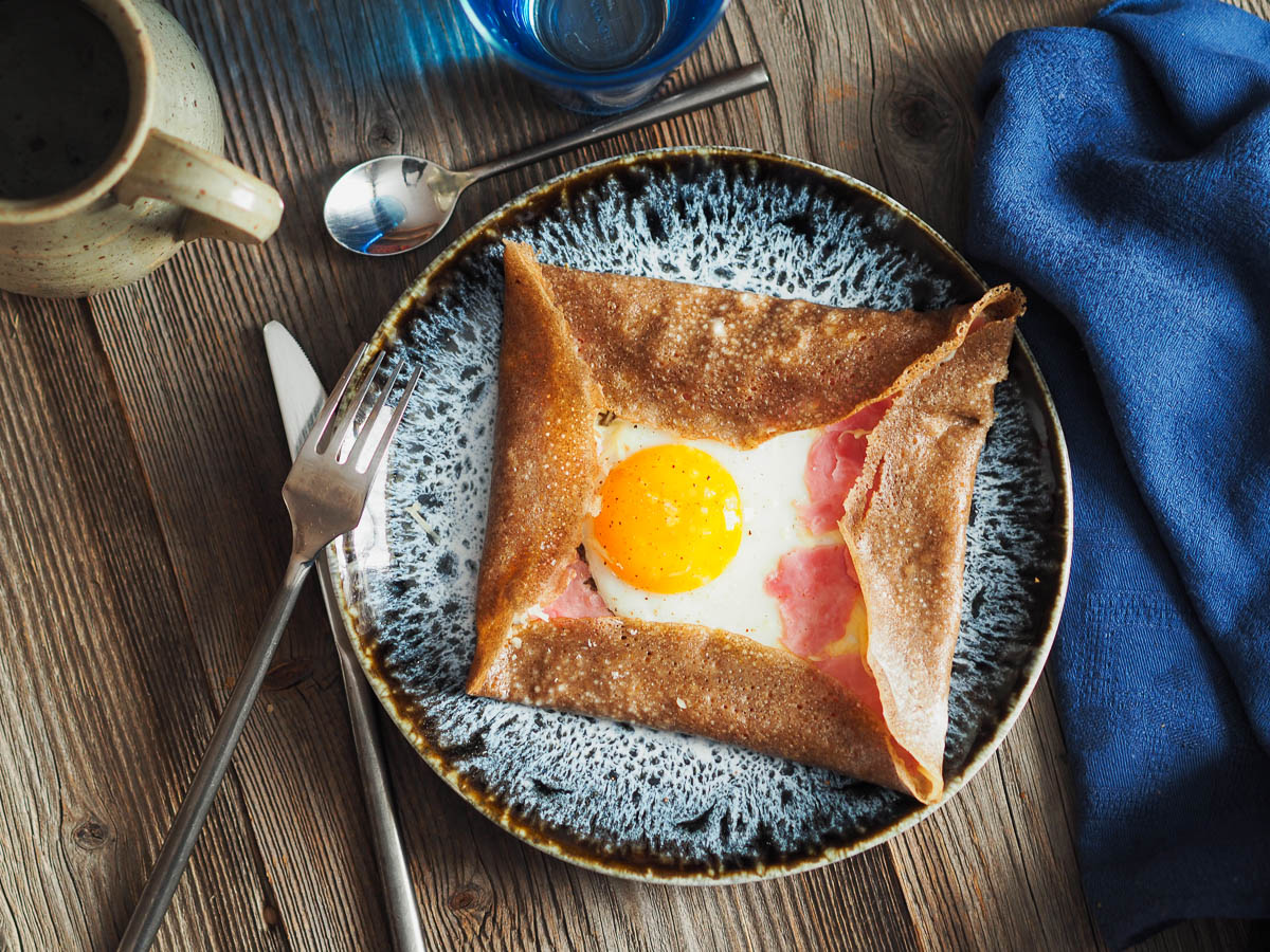 Galette au sarrasin garniture complète