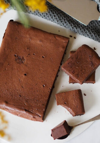 Fondant au chocolat et mascarpone