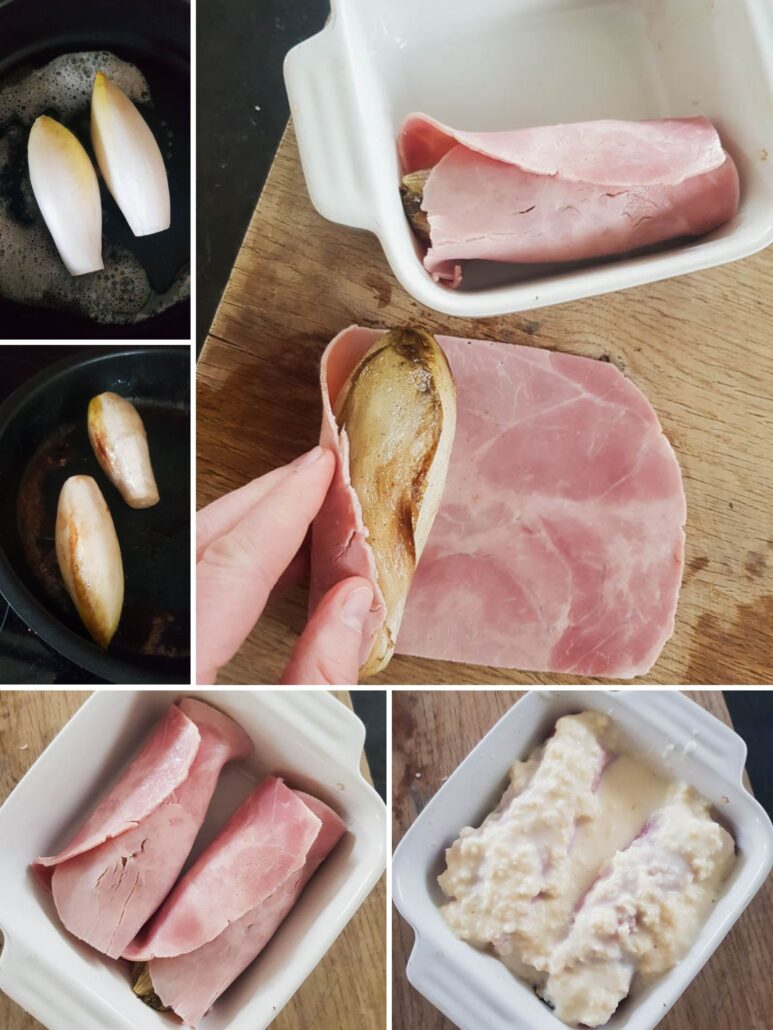 Comment préparer les endives au jambon, expliqué pas à pas en photos